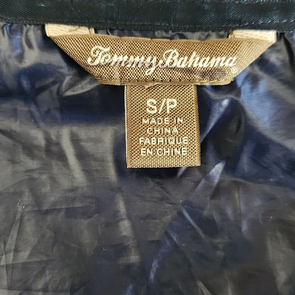 Tommy Bahama Aruba Quilted Full-Zip Jacket Womens Size S/P Navy Blue TW515525 - Picture 9 of 12